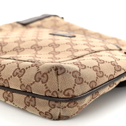 Gucci Monogram Flat Messenger Bag Dark Brown 9 of 9