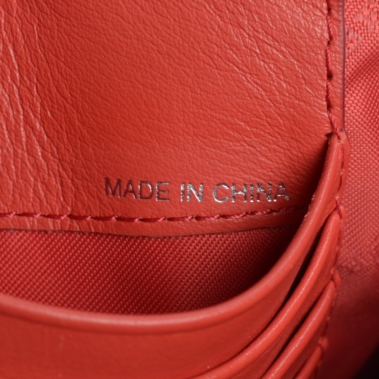 Haymarket Check Small Peyton Crossbody Clutch Bag Coral Red