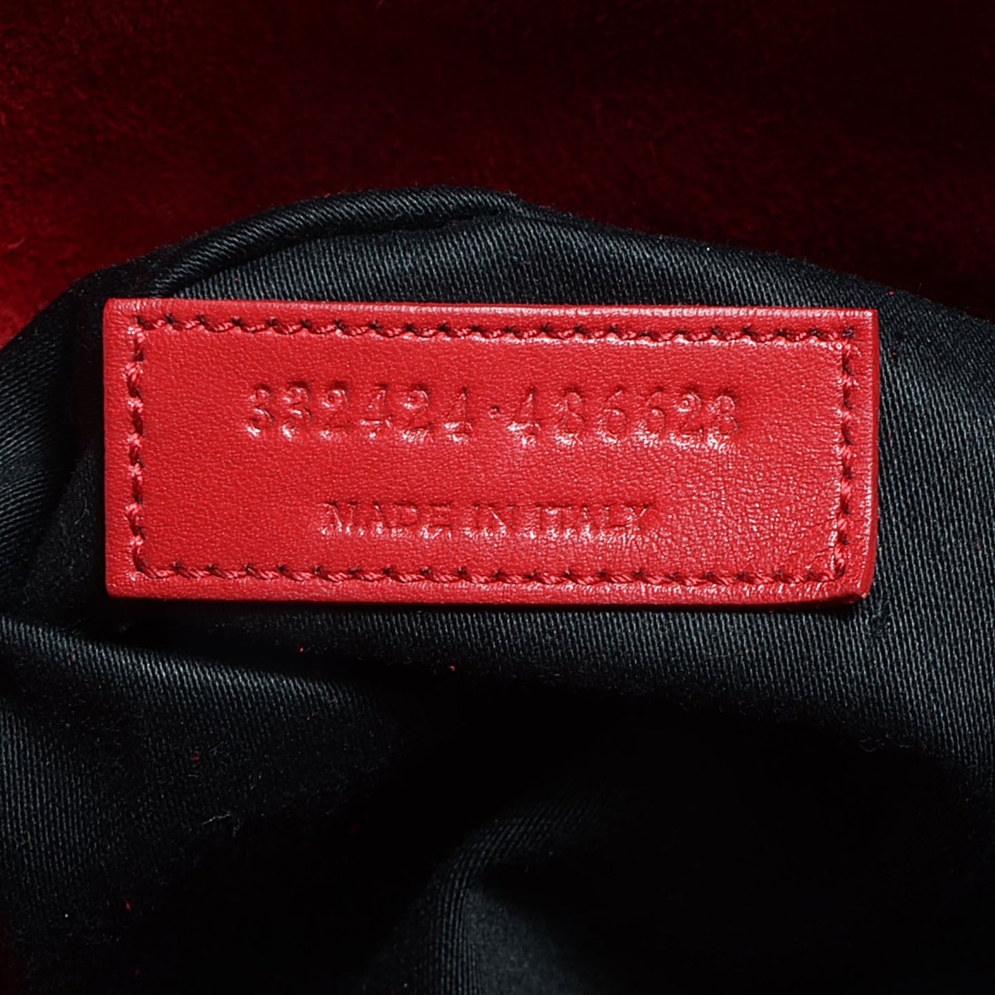 Calfskin Studded Classic Duffle 6 Red