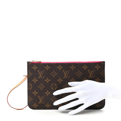 Louis Vuitton Monogram Neverfull MM GM Pochette Pivoine 2 of 7