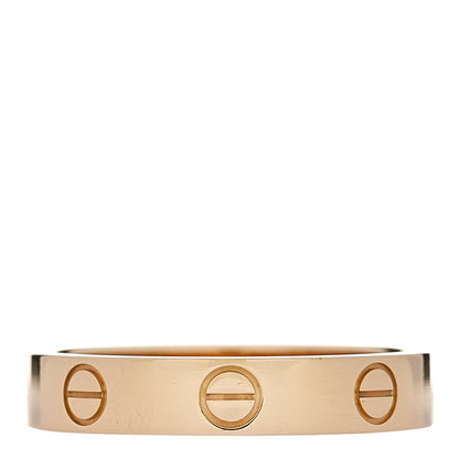 Cartier 18K Yellow Gold 3.5mm LOVE Wedding Band Ring 53 6.5 1 of 5