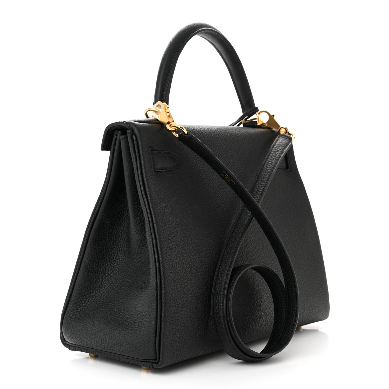 Hermes Togo Kelly Retourne 28 Black 3 of 12