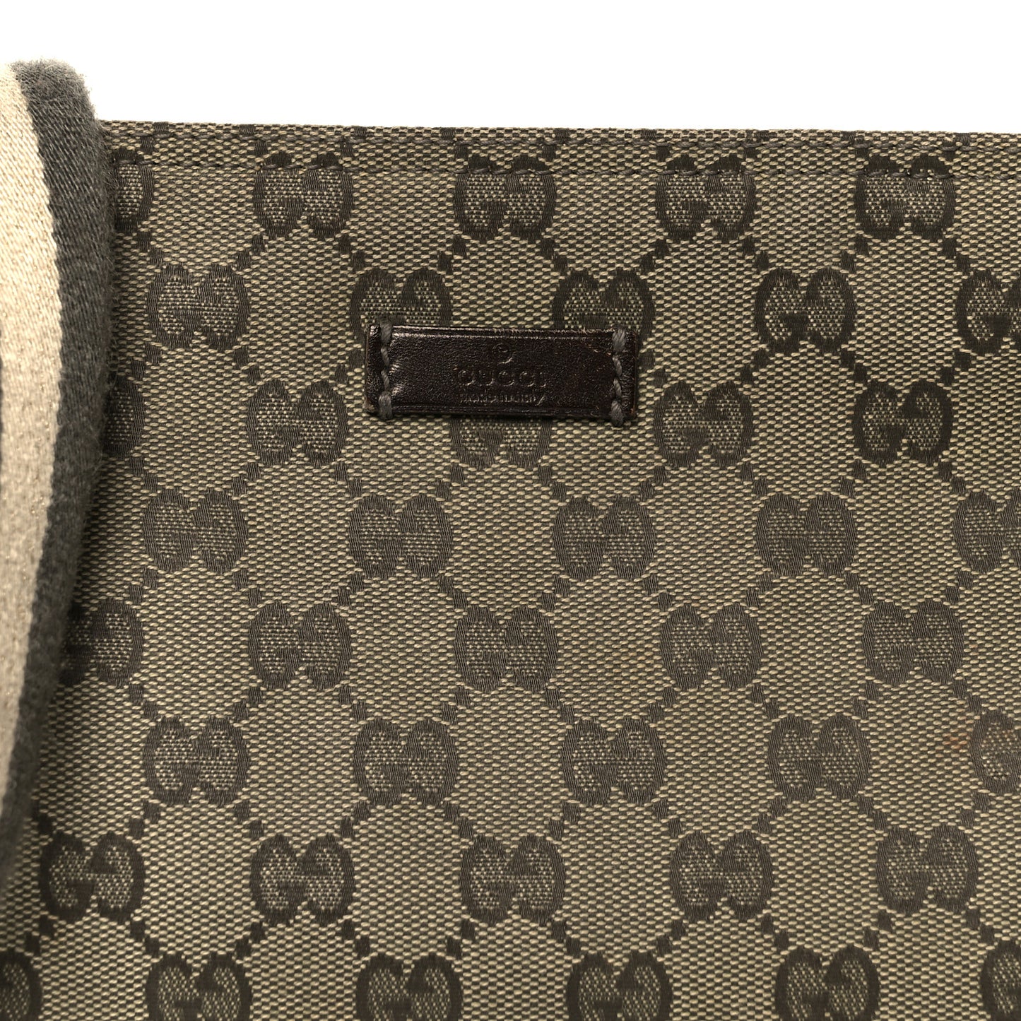 Monogram Web Small Flat Messenger Crossbody Green