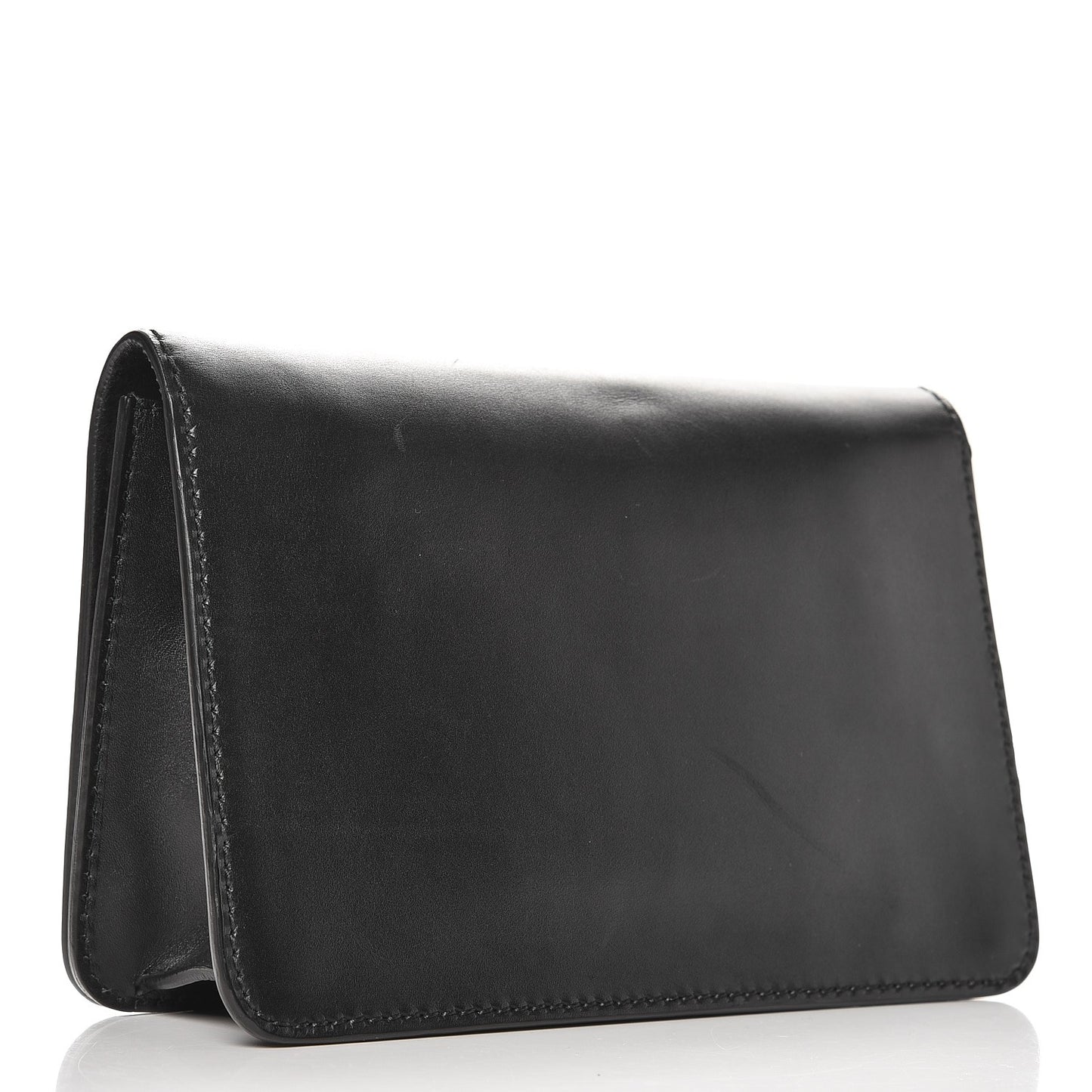 Smooth Calfskin Dio(r)evolution Flap Clutch Black