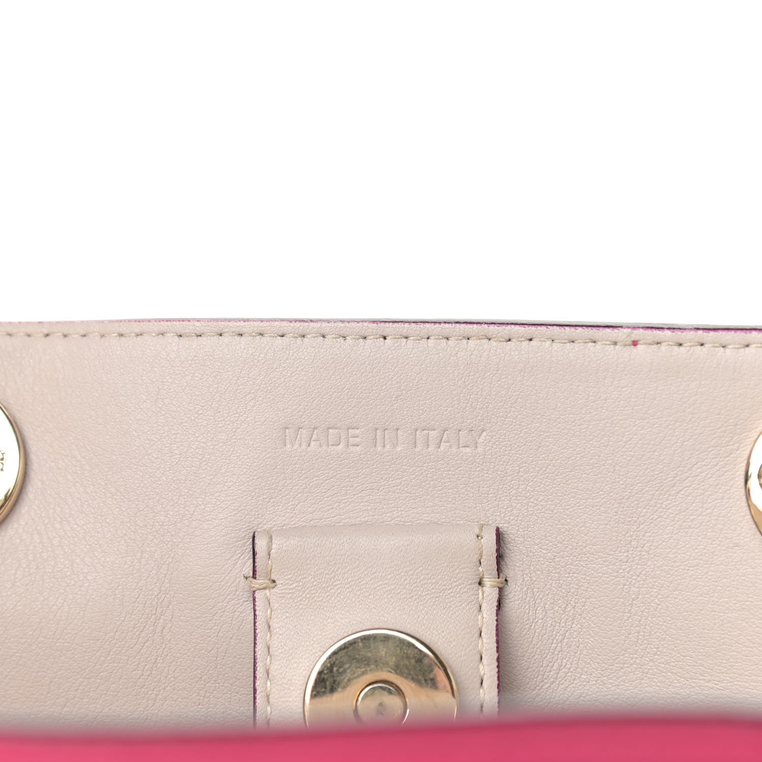 Christian Dior Smooth Calfskin Large Diorissimo Tote Fuchsia 7 of 14