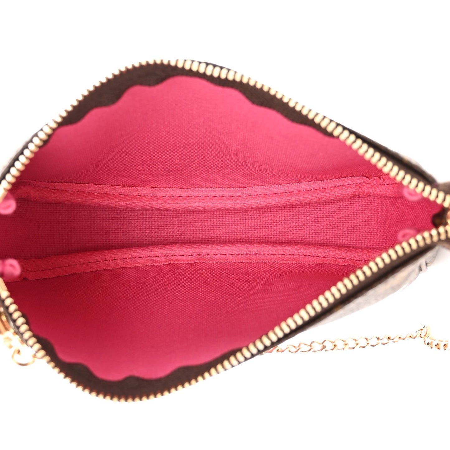 Monogram 2022 Christmas Animation Seoul Mini Pochette Accessories Fuchsia