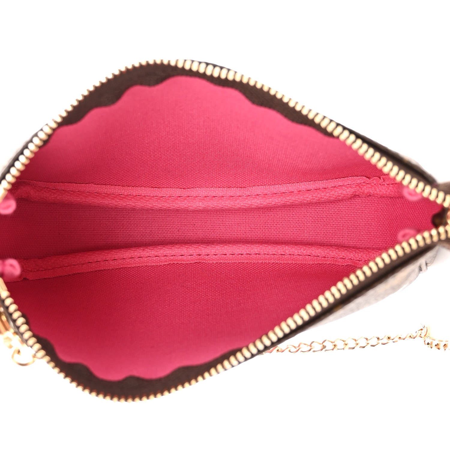 Louis Vuitton Monogram 2022 Christmas Animation Seoul Mini Pochette Accessories Fuchsia 5 of 10