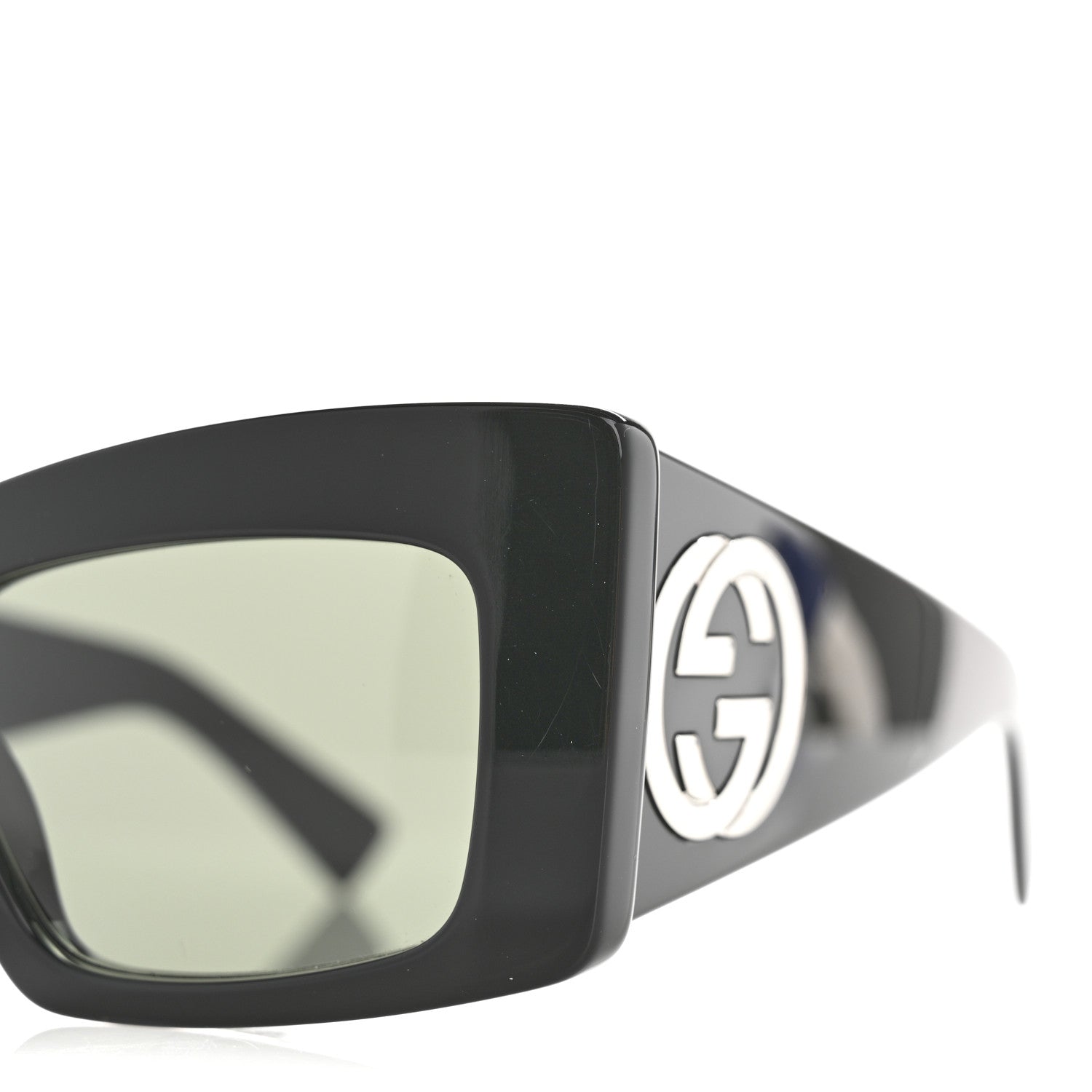 Gucci Acetate Square Frame Sunglasses GG1842S Black 9 of 10