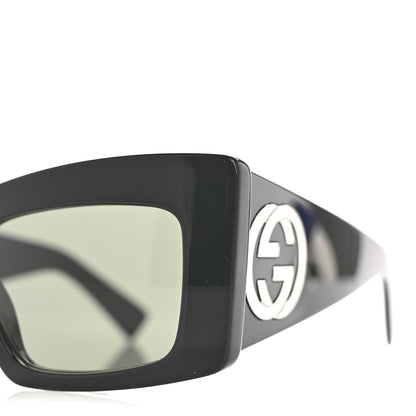 Gucci Acetate Square Frame Sunglasses GG1842S Black 9 of 10
