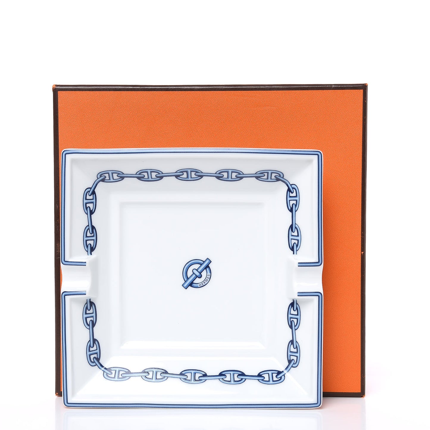 Printed Porcelain Chaine D'Ancre Ashtray