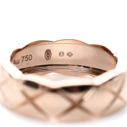 Chanel 18K Beige Gold Small Coco Crush Ring 54 7 5 of 6