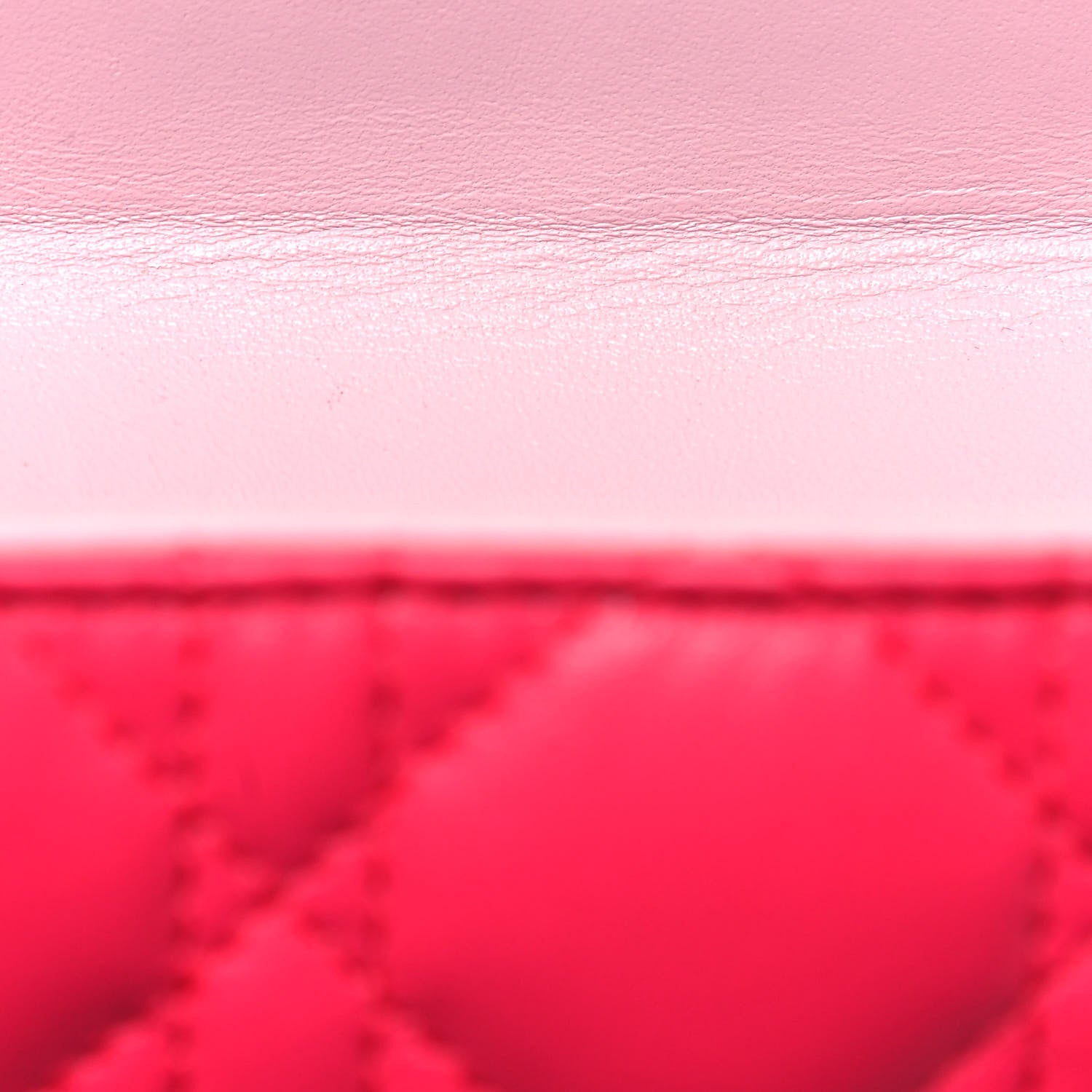 Christian Dior Lambskin Cannage Medium Tri-Color Lady Dior Fuchsia 12 of 13