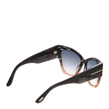 Tom Ford Anoushka Sunglasses TF371 Melange Grey Peach 4 of 7
