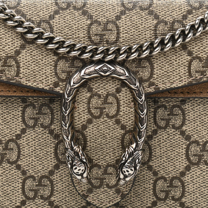 Gucci GG Supreme Monogram Super Mini Dionysus Shoulder Bag Taupe 7 of 12