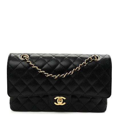 Chanel Caviar Quilted Medium Double Flap Black 1 of 10