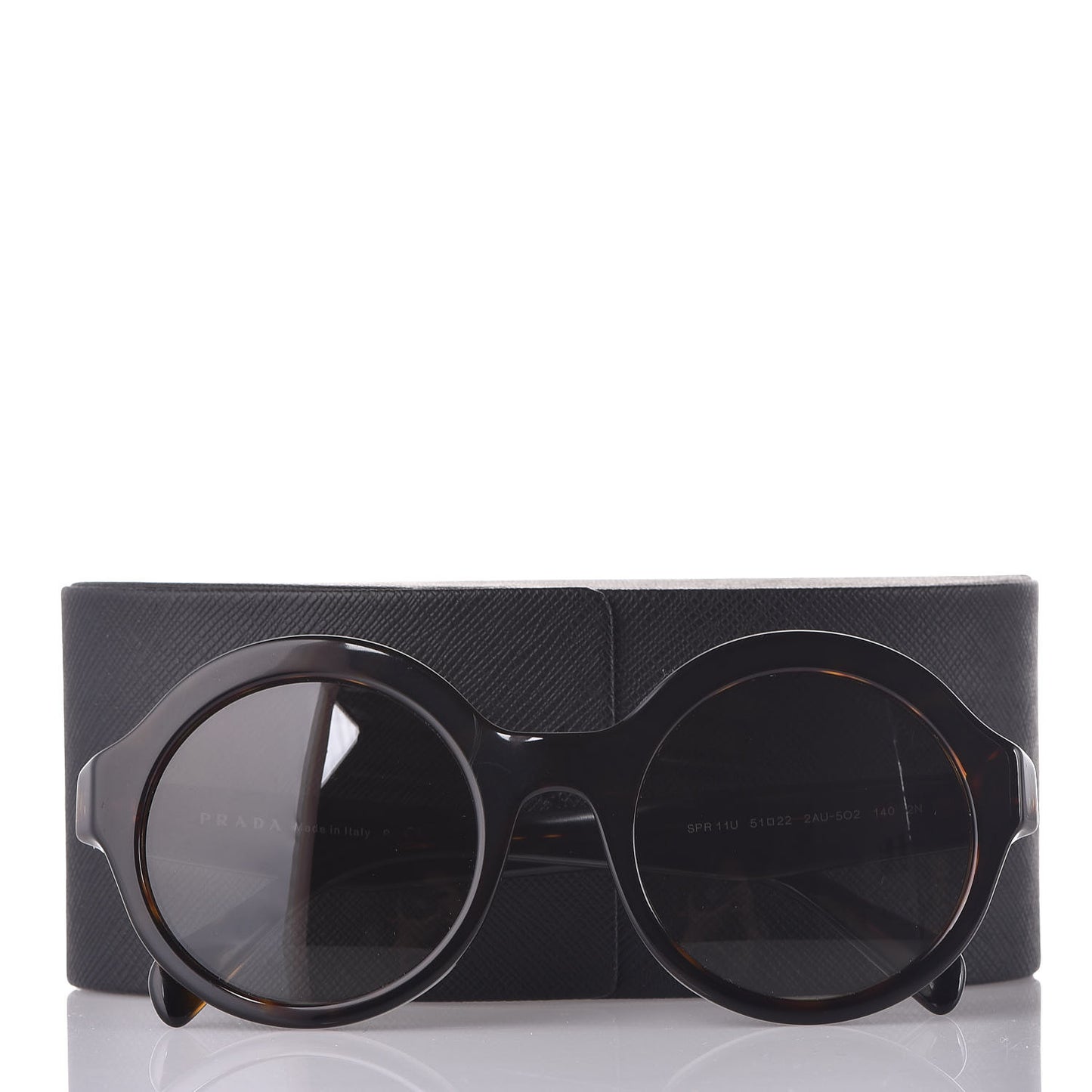 Round Sunglasses SPR 11U Tortoise Brown