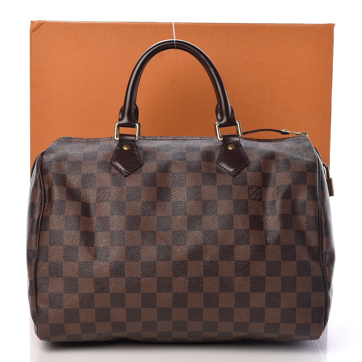 Louis Vuitton Damier Ebene Speedy 30 16 of 16