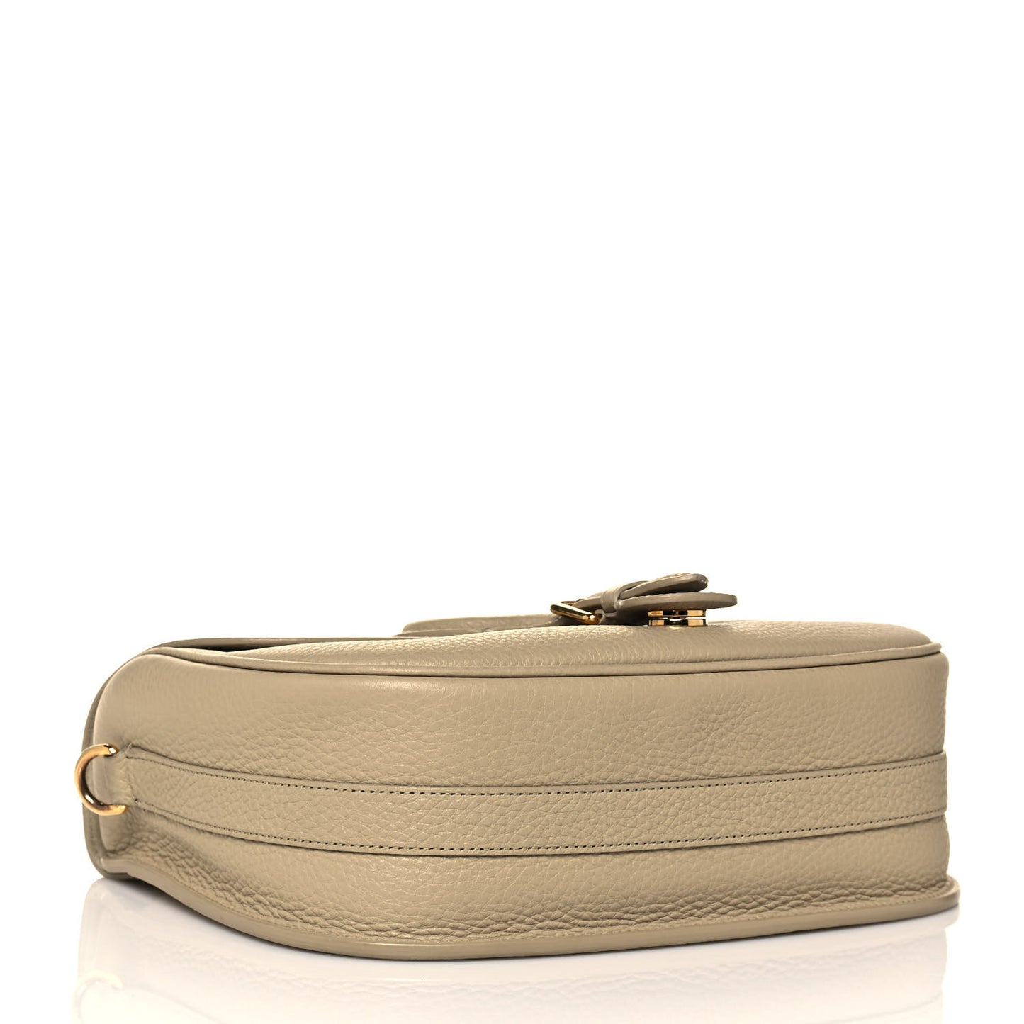 Grained Calfskin Large Bobby Flap Beige