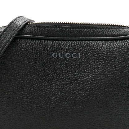 Gucci Pebbled Calfskin Shoulder Bag  Black 8 of 10
