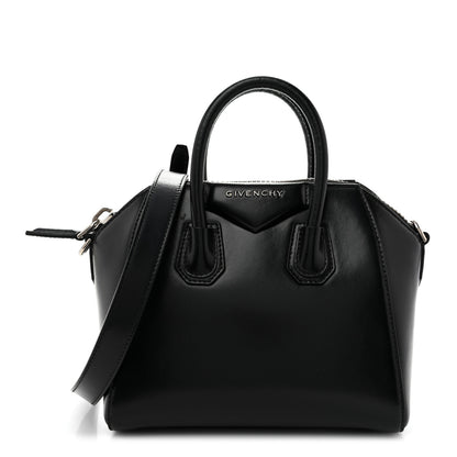Givenchy Shiny Lord Calfskin Mini Antigona Black 1 of 11
