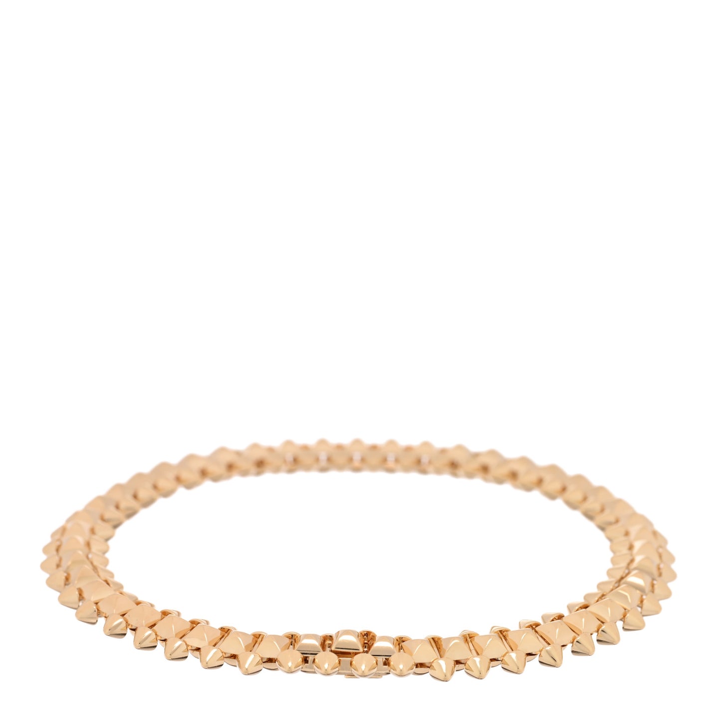 18K Yellow Gold Medium Clash De Cartier Flexible Bracelet 17