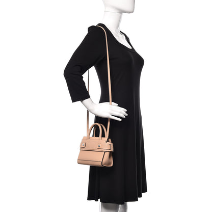 Givenchy Grained Calfskin Nano Horizon Satchel Nude Pink 2 of 9