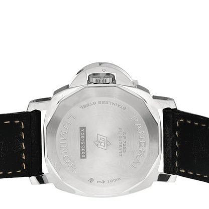 Panerai Stainless Steel Calfskin 44mm Luminor Logo Manual Winding Watch Black PAM01084 4 of 7