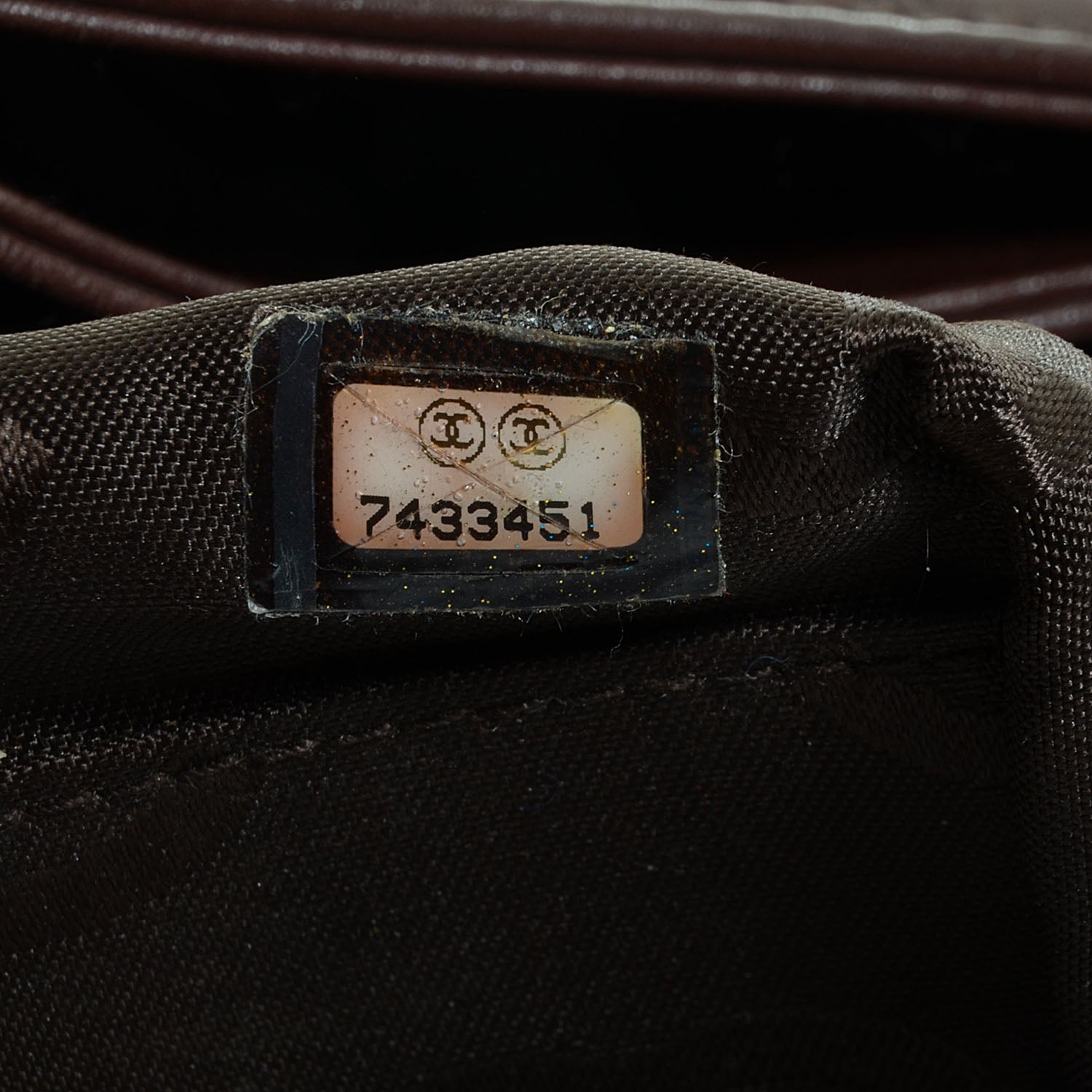 Chanel Deerskin Shoulder Bag Brown 7 of 7