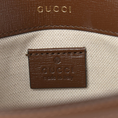 Gucci GG Supreme Monogram Web Mini Horsebit 1955 Shoulder Bag Beige Brown Sugar 6 of 10