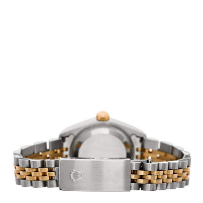 Rolex Stainless Steel 18K Yellow Gold 26mm Oyster Perpetual Datejust Watch White Roman 79173 3 of 4