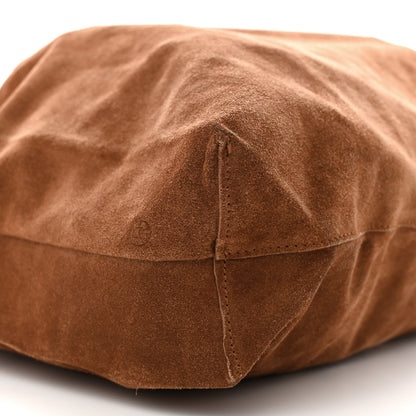 The Row Suede Bindle Bag Saddle 8 of 9
