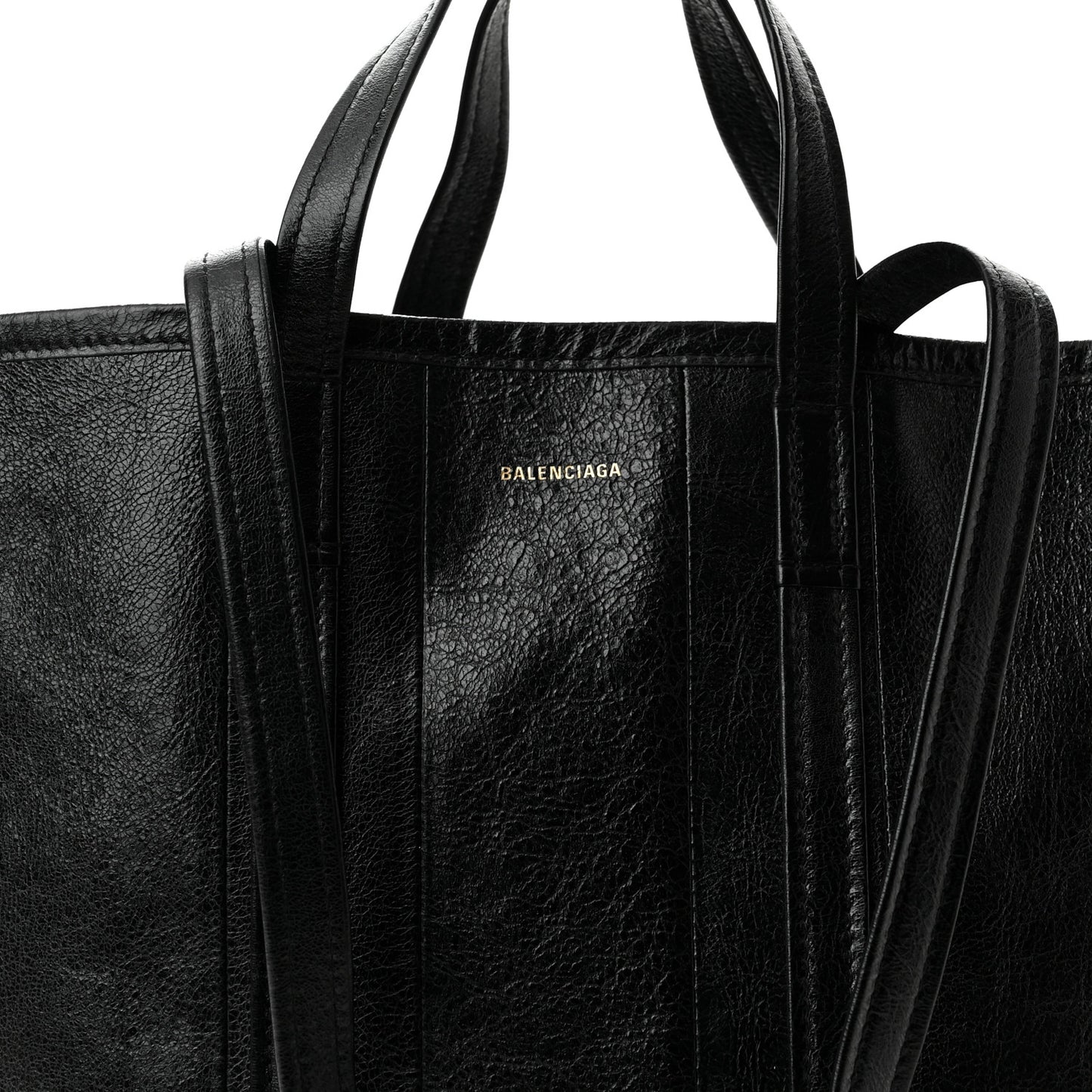 Agneau Arena Medium Barbes East West Shopper Black