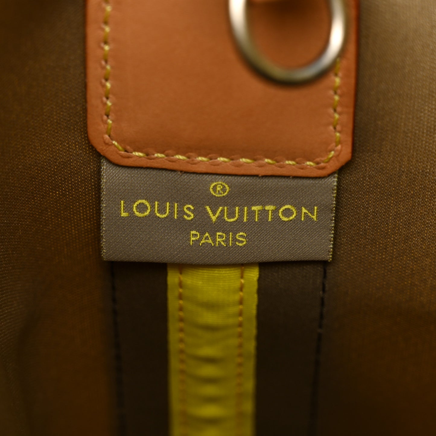 Damier Geant Americas Cup Volunteer Bag Yellow