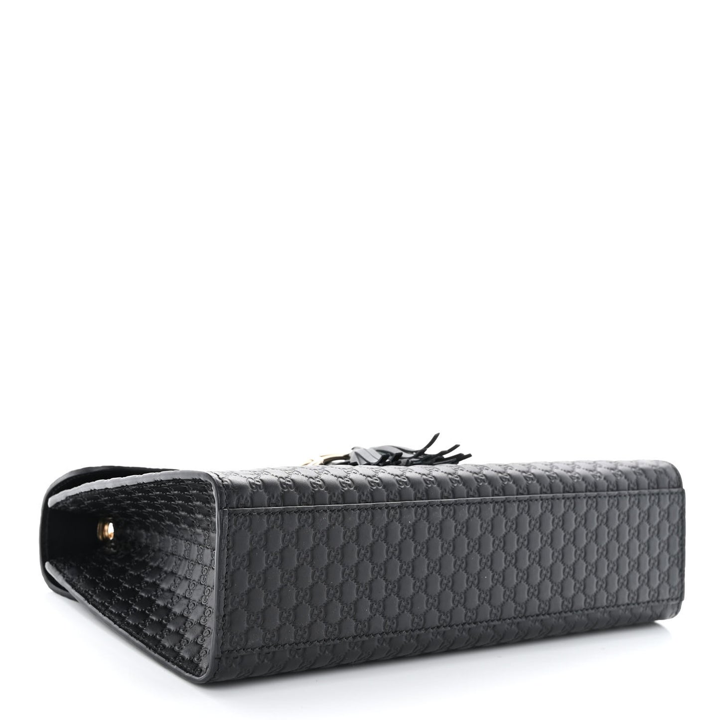 Microguccissima Medium Emily Chain Shoulder Bag Black