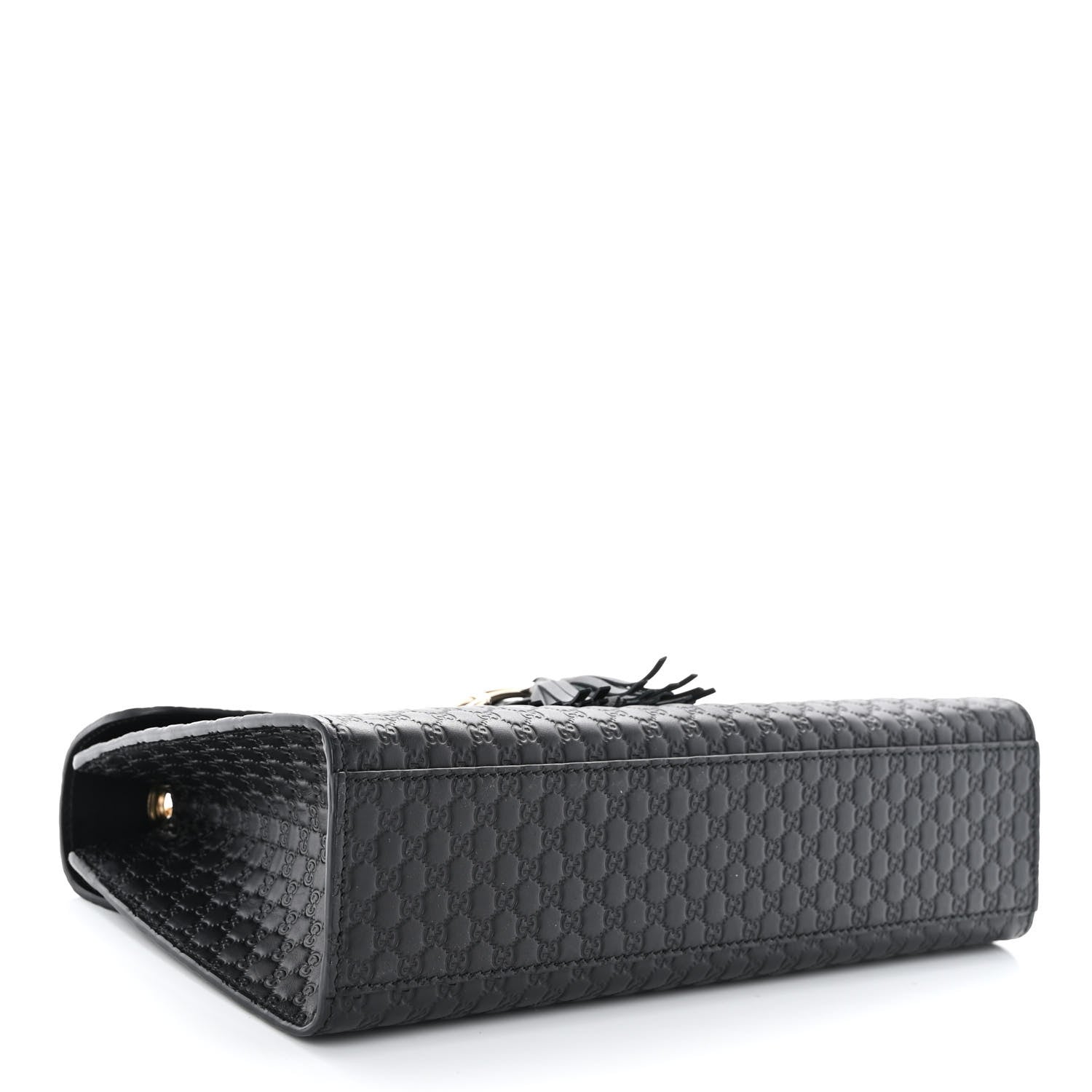 Gucci Microguccissima Medium Emily Chain Shoulder Bag Black 4 of 10