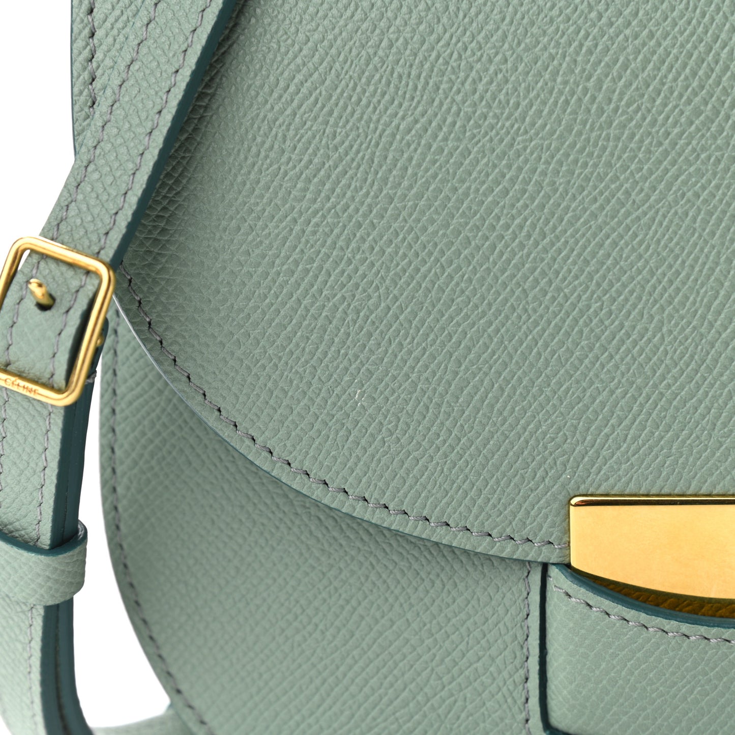 Baby Grained Calfskin Small Trotteur Jade