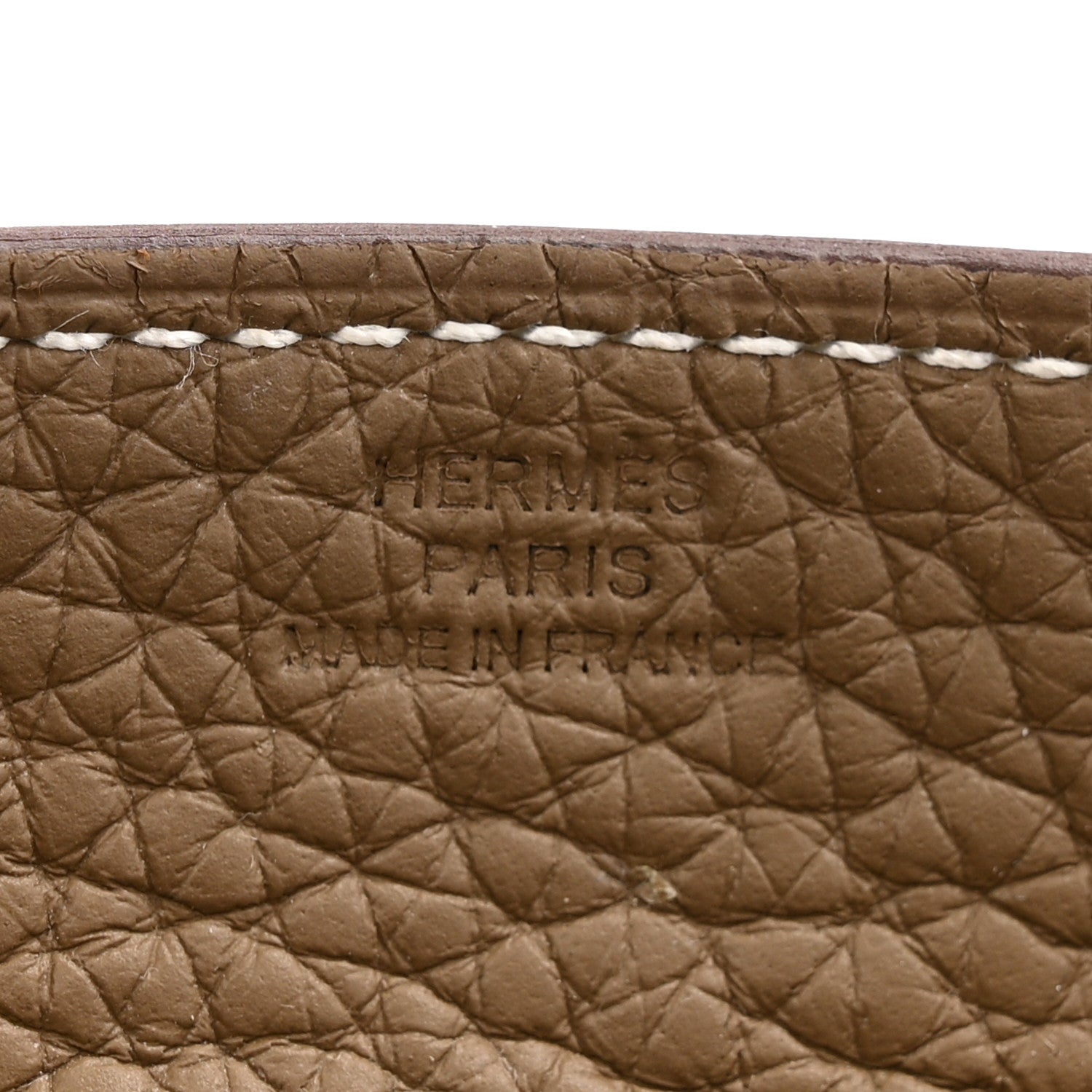 Hermes Taurillon Clemence Mini Mises et Relances Change Tray Etoupe 5 of 7