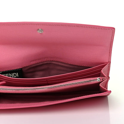 Fendi Vitello Elite Crystal Monster Eyes Simply Continental Wallet Lollypop Black 5 of 7