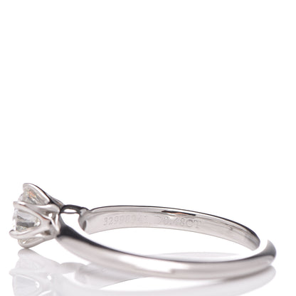 Tiffany Platinum Diamond .48ct Solitaire Engagement 49 4.75 6 of 7