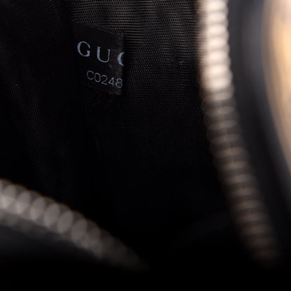 Gucci X SEGA Calfskin GUCCY Stars Mini Dome Shoulder Bag Black Gold 8 of 11