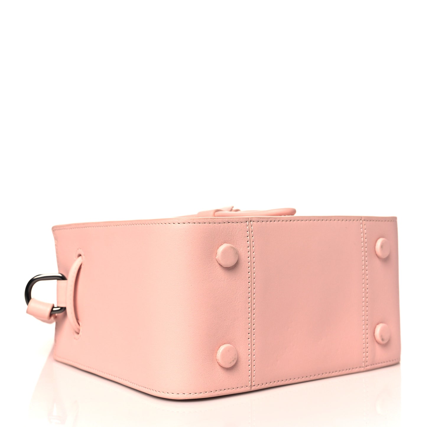 Smooth Calfskin Mini Soleil Bucket Bag Light Pink