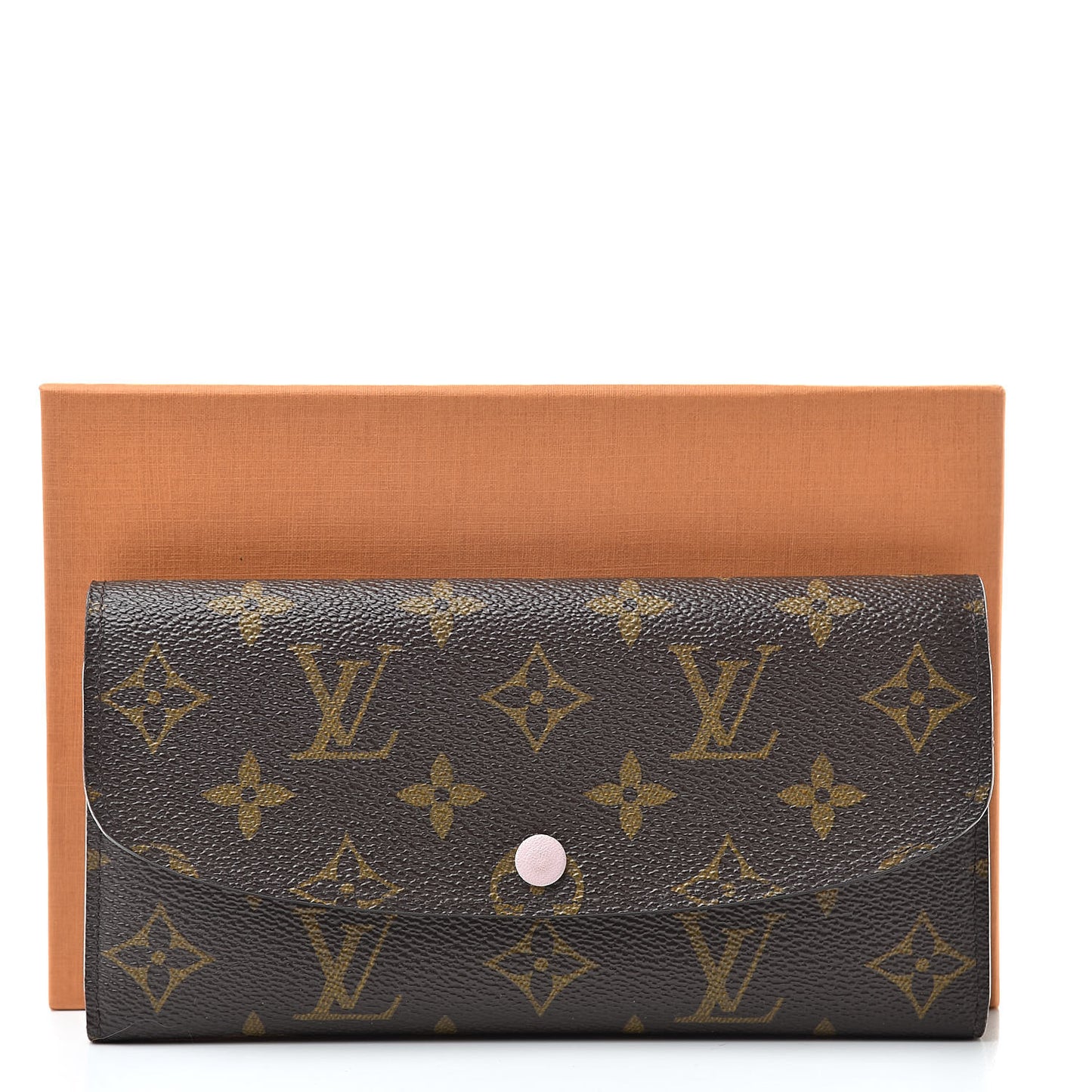 Monogram Emilie Wallet Rose Ballerine