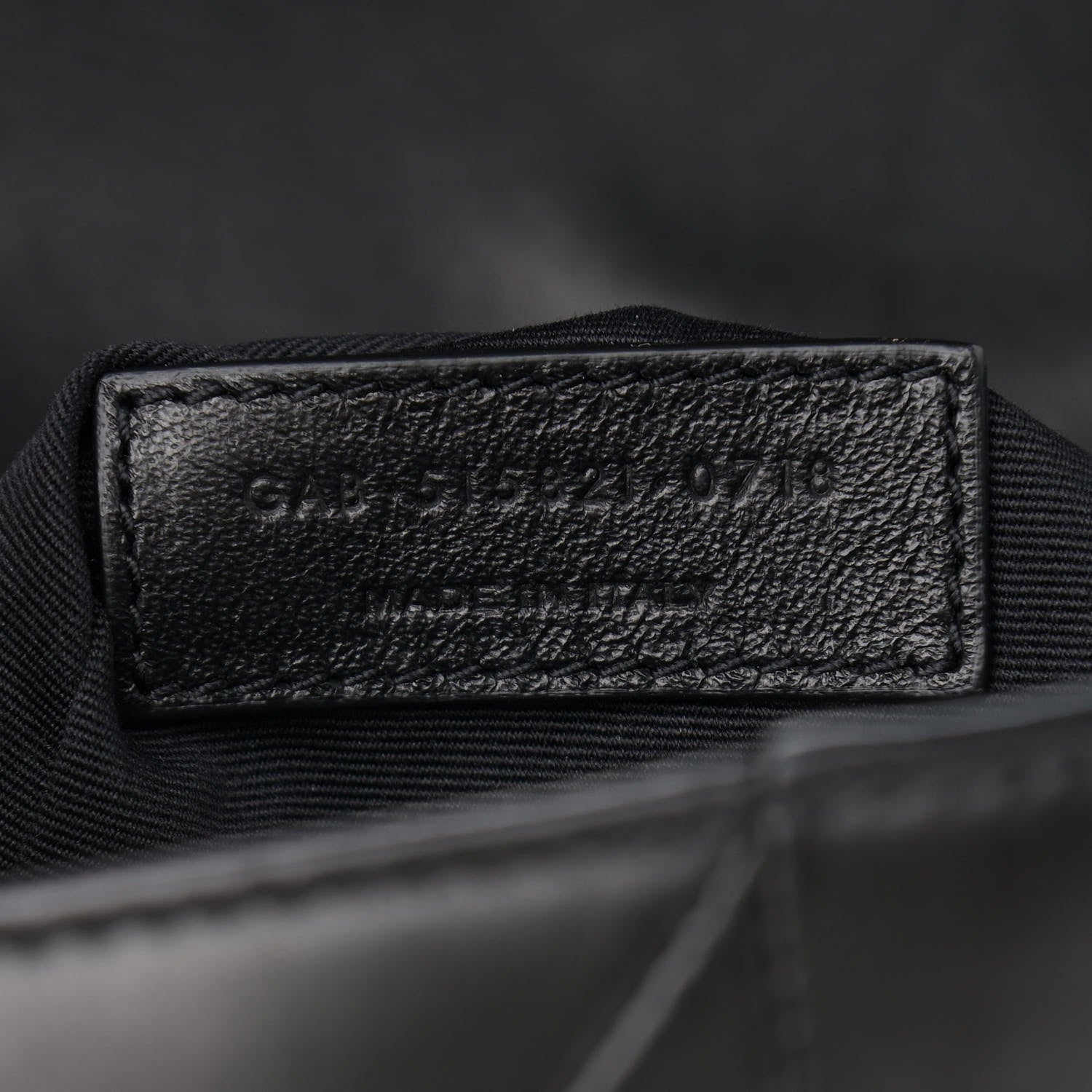 Saint Laurent Lambskin Patchwork Monogram Medium Jamie Black 8 of 13