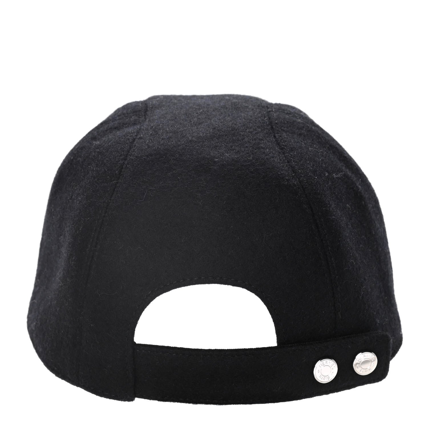 Hermes Wool Davis Varsity Cap 57 Black 3 of 7