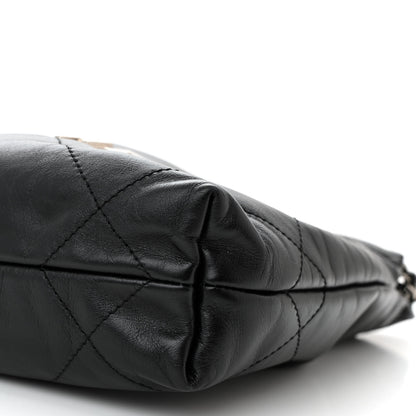 Chanel Shiny Calfskin Quilted Mini Chanel 22 Black 10 of 10