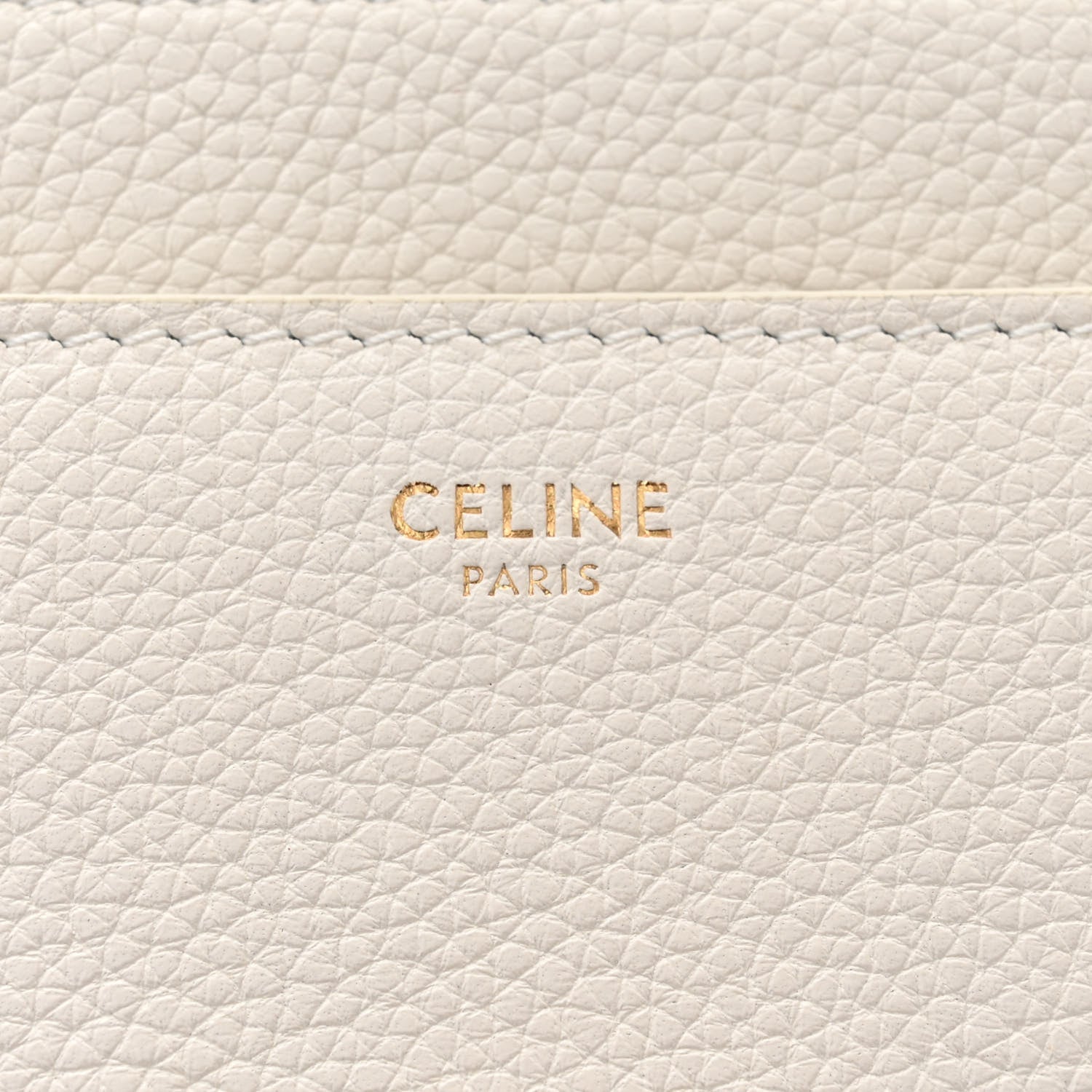 Celine Grained Calfskin Small 16 Top Handle Bag White 6 of 11