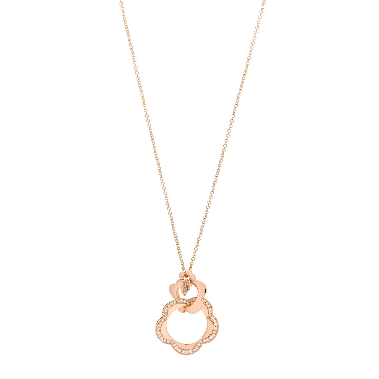 18K Rose Gold Diamond Miamia Necklace