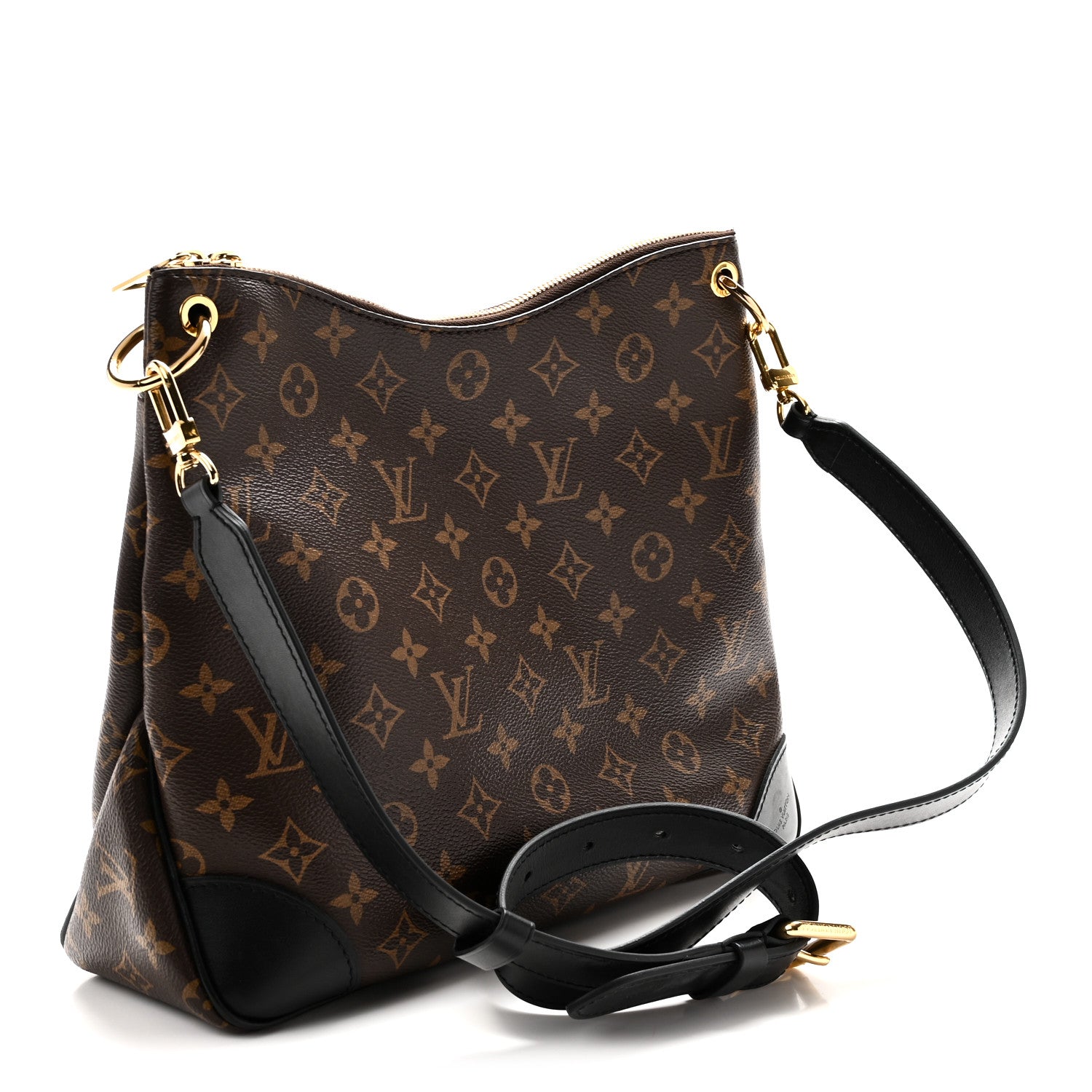 Louis Vuitton Monogram Odeon MM Black 3 of 9