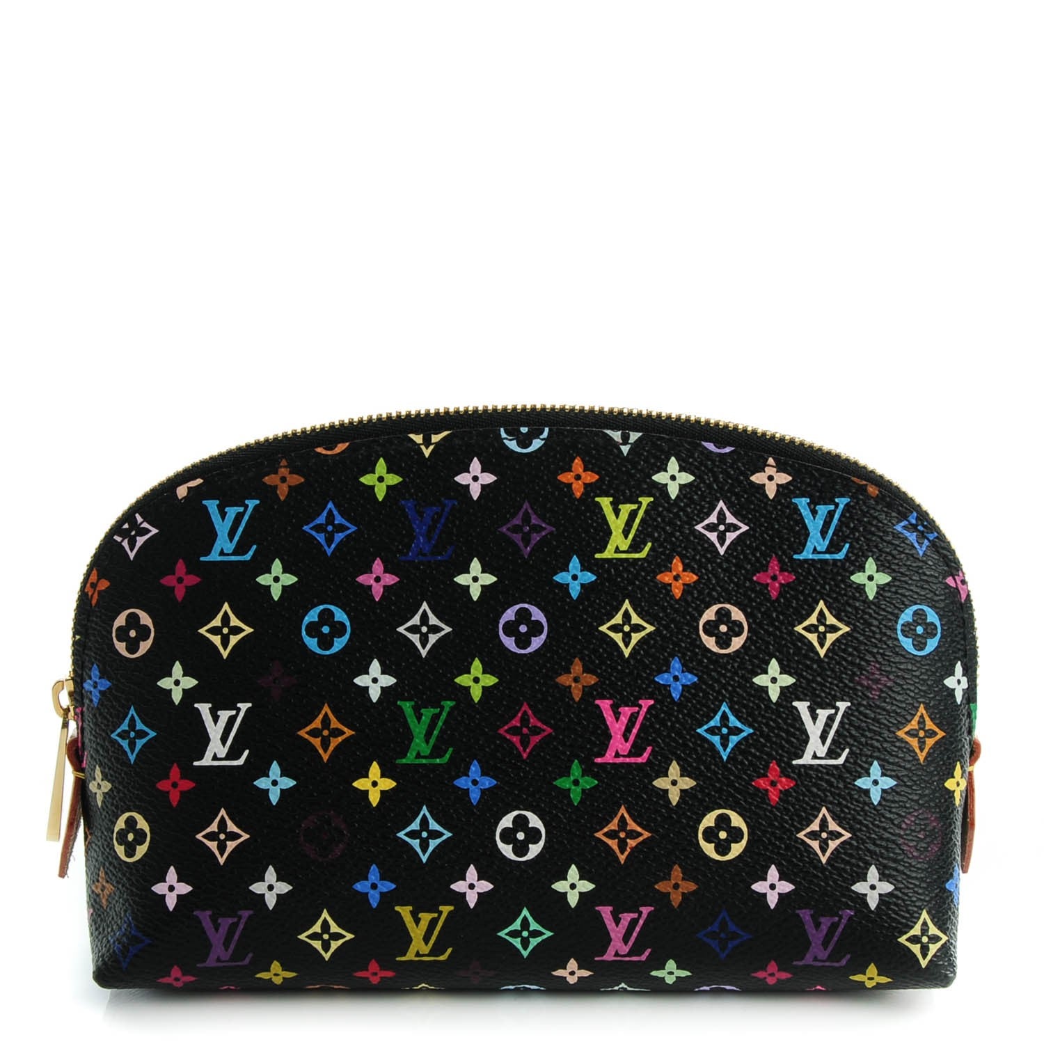 Louis Vuitton Monogram Multicolor Cosmetic Pouch Black Grenade 1 of 7