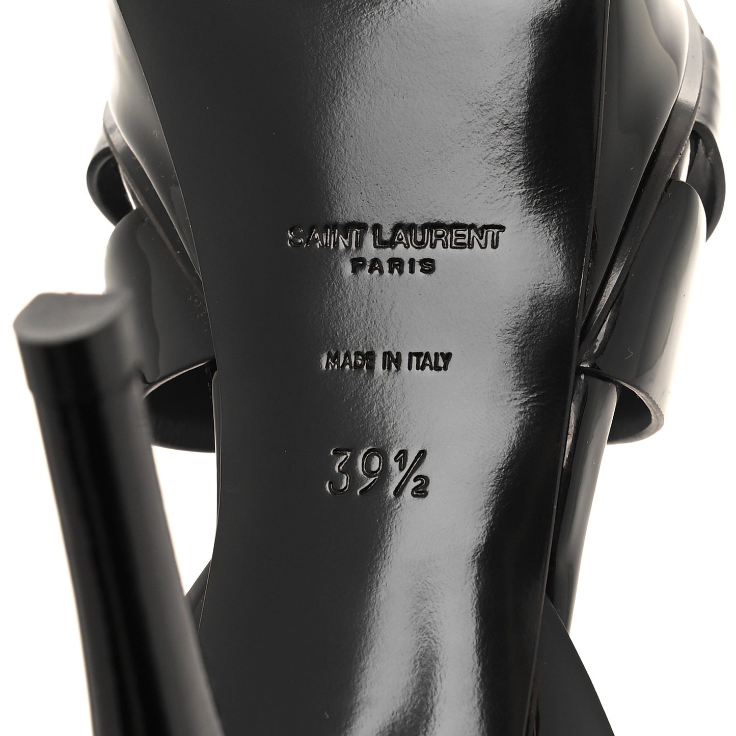 Patent Tribute 75 Platform Sandals 39.5 Black